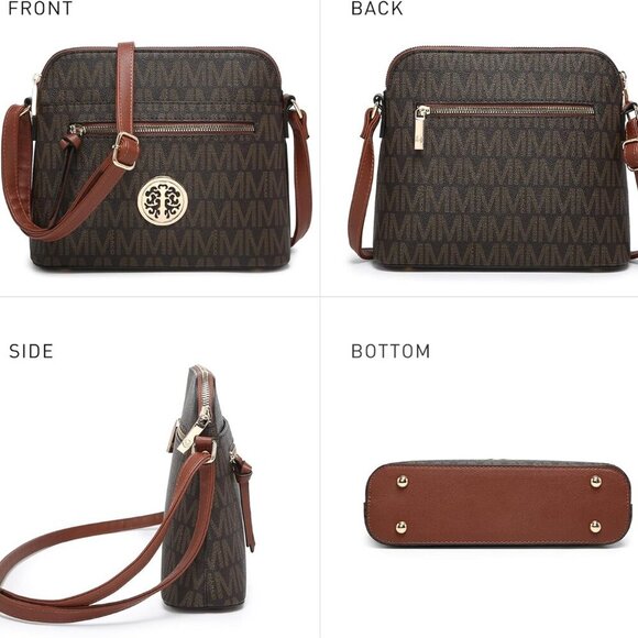 Womens Fashion Crossbody Bag Medium Shoulder Purse with Adjustable Strap Multi P - Picture 4 of 7